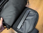 【ワークマン　アーバンライトバックパック】PCスリーブは独立していて安心！15.6インチのノートPCも難なく入る余裕設計です