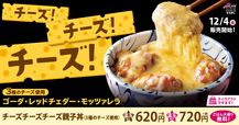 チーズチーズチーズ親子丼