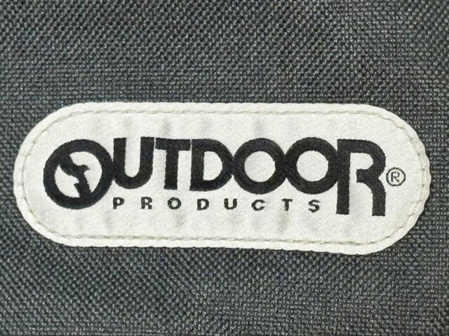 【アウトドアプロダクツ　 リュック ヘザーテクス】フロント右下に「OUTDOOR PRODUCTS」のロゴありタイプとなしタイプがあります