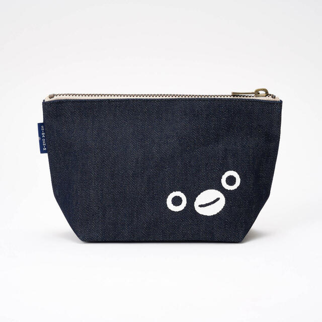【Suicaのペンギン新作グッズ】バガスデニムポーチ（グランスタモール限定販売）／シンプルながらインパクト大！
