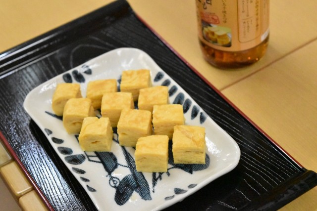 白だしを使った玉子焼き