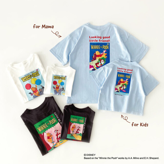ポスターアートTシャツ ￥2,530｜Samansa Mos2 Lagom（サマンサモスモス ラーゴム）ディズニーコレクション「くまのプーさん」