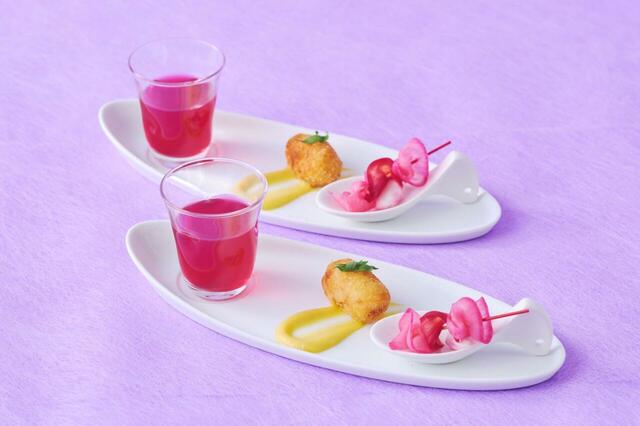 「セイボリー（2名分）」＜期間：2024年10月1日～11月18日＞【マロンや紫芋の“パープルスイーツ”でプリンセス気分♪「プリンセスアフタヌーンティー」開催】