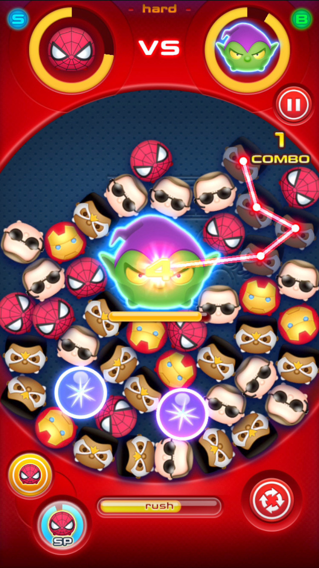 バトル協力攻撃画面