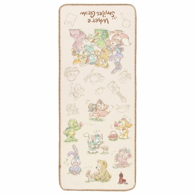 フェイスタオル 2,300円｜ダッフィー＆フレンズの「ウェア・スマイルズ・グロウ」グッズ｜東京ディズニーシー｜発売日：2024年7月1日（月）