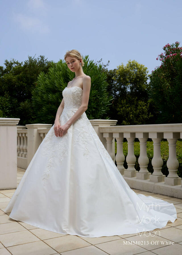 クラウディア|Myth Mock Moon(ミスモックムーン)新作ウェディングドレス|MMM0213_OffWhite