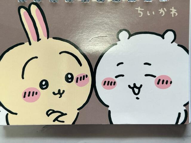 ちいかわとうさぎコンビ。ブラウンカラーが大人かわいい