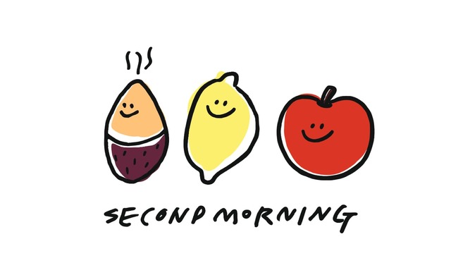【second morning × sanrio characters】レモンの「レモニ」、さつまいもの「コグミ」、りんごの「アップル」
