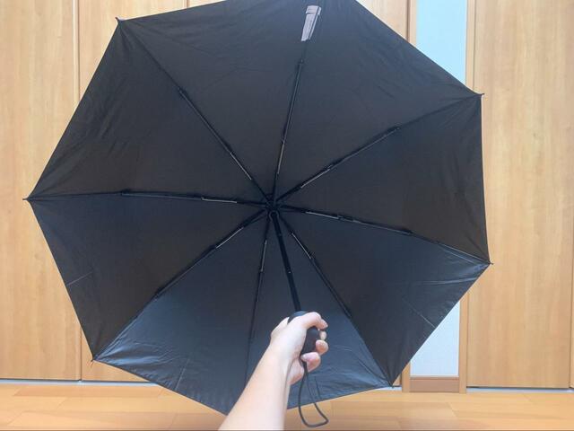 【ファッションセンターしまむら　晴雨兼用折りたたみ傘（Harry Potter）】骨は8本。軽くて頑丈な作り