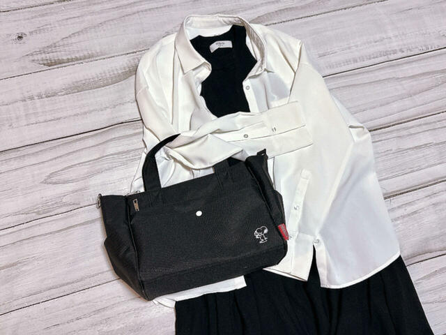 ロングワンピースコーデのときは手持ちで♪