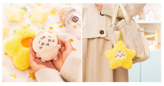 星に包まれたうさぎマスコット使用イメージ