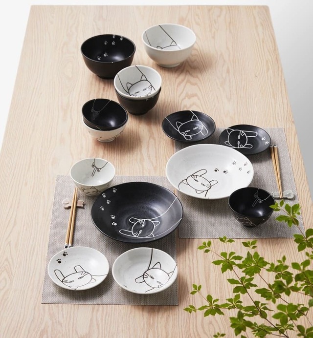 【ニトリ デコホーム】超軽量設計の食器「カル：エクレ」シリーズにデコネコ柄が新登場！