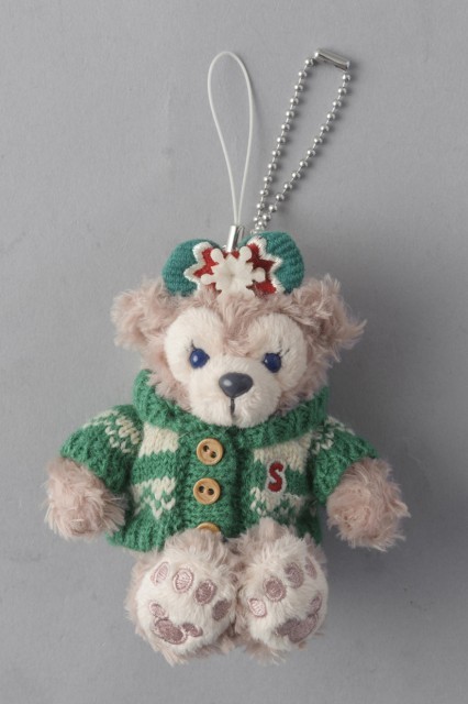 ぬいぐるみストラップ ¥1,900｜TDS「クリスマス・ウィッシュ」2015年 ダッフィーのクリスマスグッズ