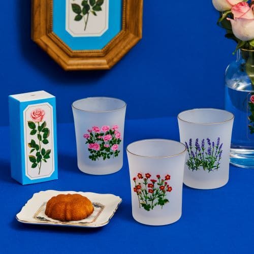 レモンサブレのパッケージデザインを落とし込んだフロストタンブラー