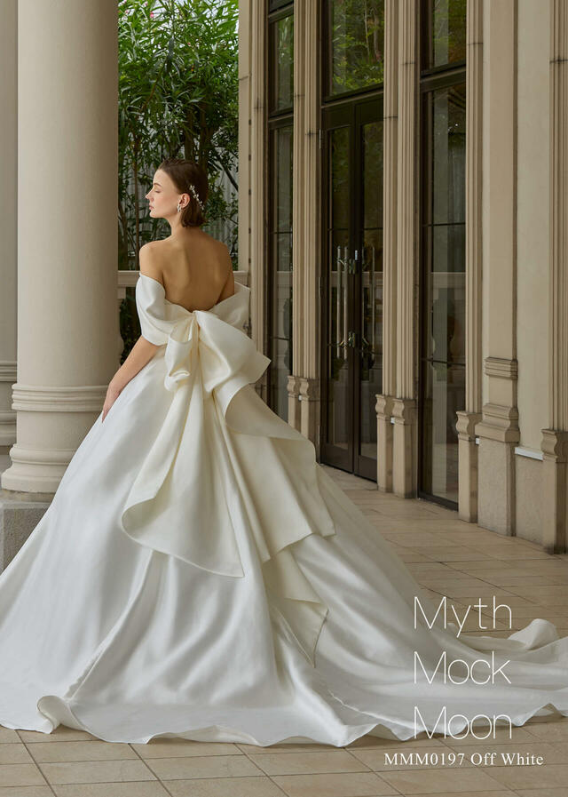 クラウディア「Myth Mock Moon（ミスモックムーン）」新作ウェディングドレス　MMM0197_Off White