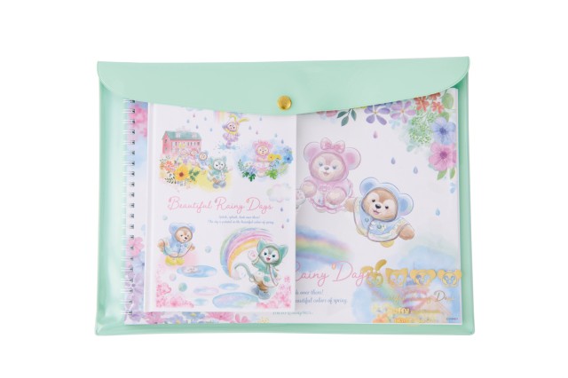 「ダッフィー＆フレンズのビューティフル・レイニーデイズ」ノートセット