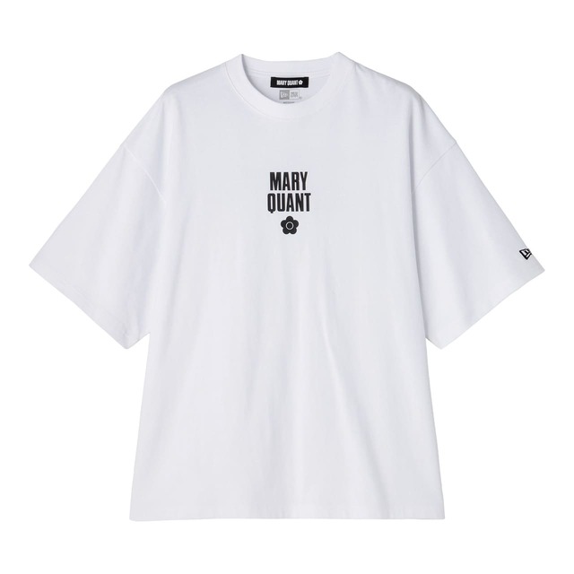 【ニューエラ×マリークワント】「NEW ERA × MQ BIG Tシャツ」¥8,800/シンプルなホワイト