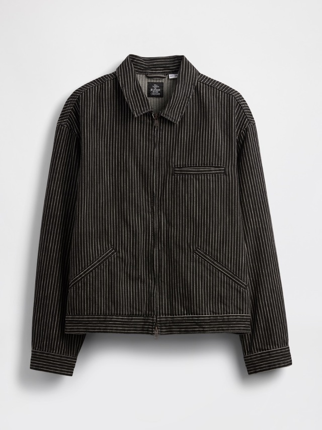 トライプ デニムジャケット 12,900円｜Gap ディズニー「ナイトメアー・ビフォア・クリスマス」コレクション