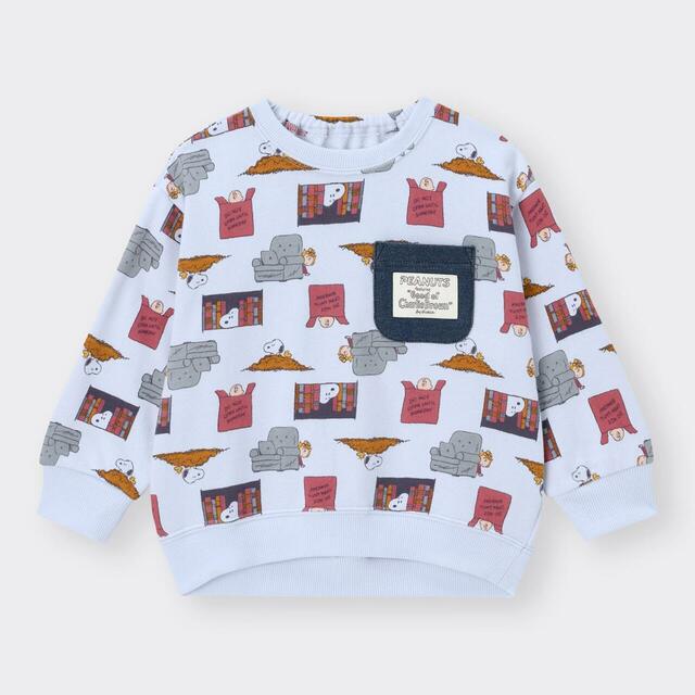 GU「PEANUTS」カンタンスウェットプルオーバー ¥1,290