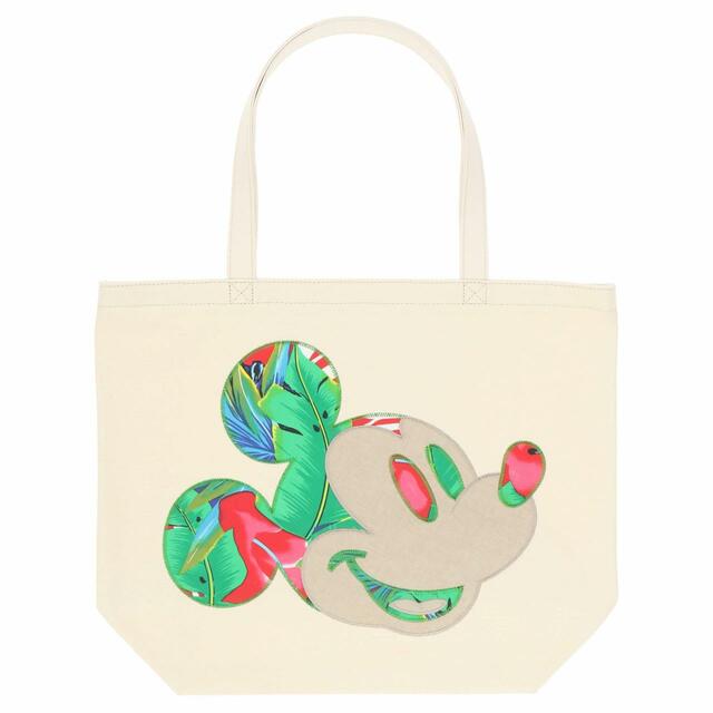 トートバッグ 18,000円｜サイズ：高さ約38×幅約47×マチ15cm｜東京ディズニーリゾート・サーキュレーティングスマイル｜販売日：2023年6月22日（木）｜販売店舗：東京ディズニーランド「アドベンチャーランド・バザール」、東京ディズニーシー「スチームボート・ミッキーズ」