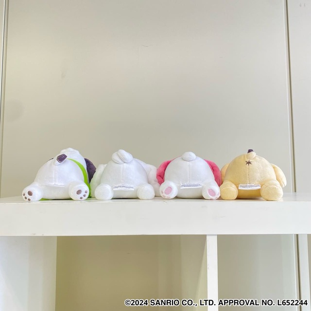 【サンリオキャラクターズ】hanpo ぐりぐりボール入りマスコット　back