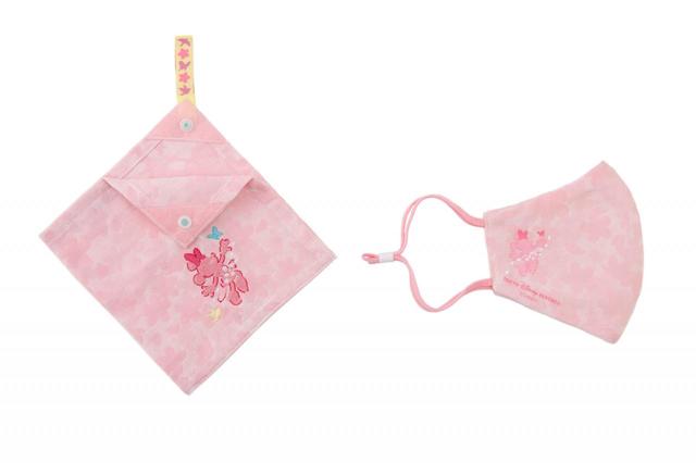 マスク＆マスクケース 2,500円｜(マスクケース)縦約15×横約14cm｜セット内容:マスク(耳かけ部調整可能)、マスクケース