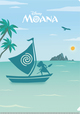 劇場グッズ『モアナと伝説の海』MEMOファイル|385円