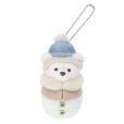ぬいぐるみチャーム 2,300円｜「ダッフィー＆フレンズのシークレット・オブ・スノーウィーデイ」グッズ｜販売店舗：東京ディズニーシー「マクダックス・デパートメントストア」｜発売日：2025年11月4日（火）