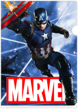 MARVEL 3D クリアファイル -004 Captain America 580円