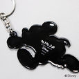 MICKEYデザイン ラバーキーホルダー/RUN