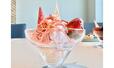 【レストラン グランサンク　ストロベリーパルフェ工房】いちごモンブランのパフェ
