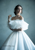 新作ウェディングドレスコレクション「Clef a decor-クレアデコール」DEC0195_Offwhite