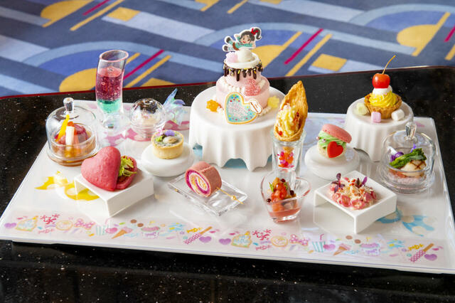 ハイピリオン・ラウンジ ディズニー・パルパルーザ“ヴァネロペのスウィーツ・ポップ・ワールド”プレミアムスウィーツセット 前期