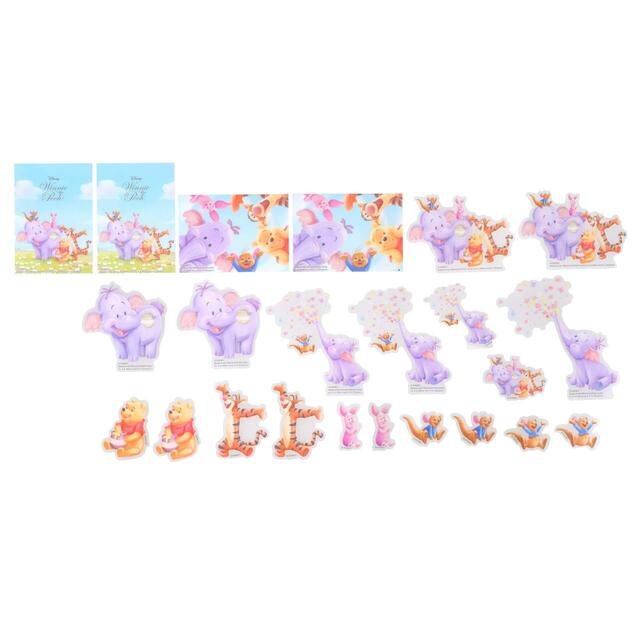 プー&フレンズ シール・ステッカー クリア 貼ってはがせる Sticker Collection Roo & Lumpy - From the Winnie-the-Pooh 700円