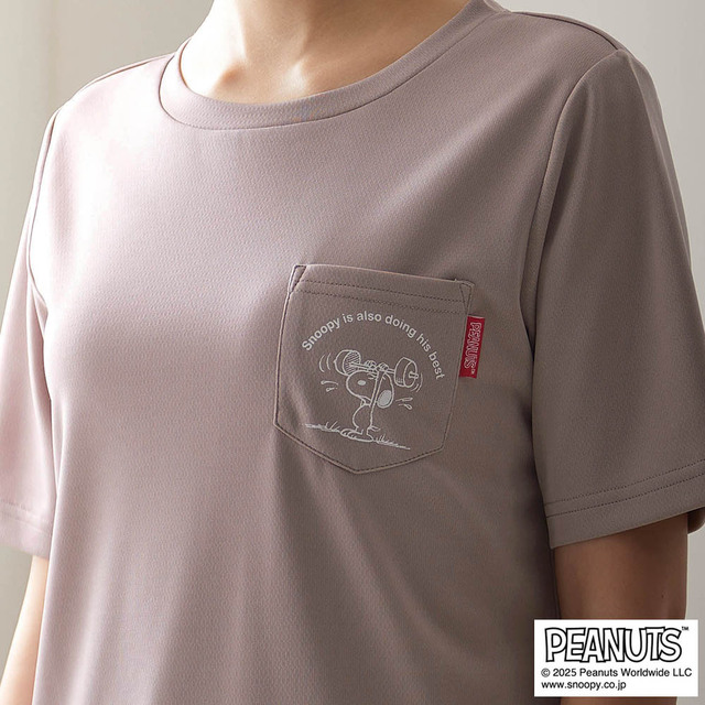 裏メッシュドライTシャツ 「スヌーピー」|¥2,990 (税込)
