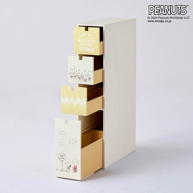 【ベルメゾン】スリムトイレラック「スヌーピー」