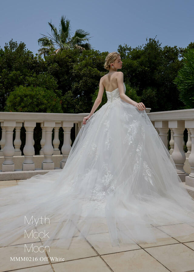 クラウディア|Myth Mock Moon(ミスモックムーン)新作ウェディングドレス|MMM0216_OffWhite