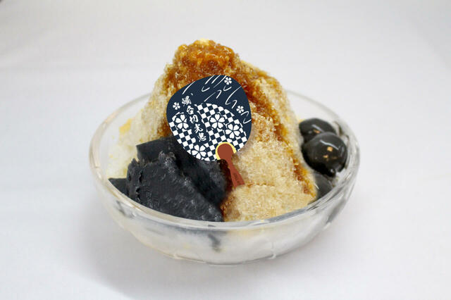 燭台切光忠の黒蜜かき氷【「刀剣乱舞 廻」まつり ~京の軌跡~】