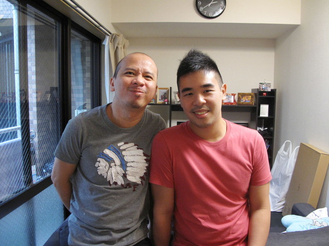 「KitchHike」体験レポ／一緒に住んでいるジェリコさんとパウロさん。ナイスコンビです。