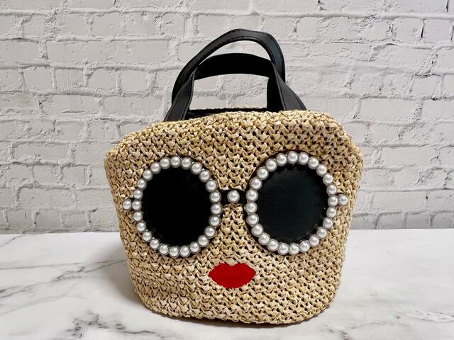 リボンを中に入れるとシンプルな印象に!【a-jolie(アジョリー)PEARL BASKET 2WAY BAG】