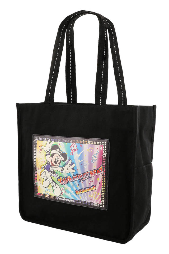 トートバッグ 3,600円｜高さ約34×幅約35×マチ約14cm｜東京ディズニーランド「クラブマウスビート」グッズ