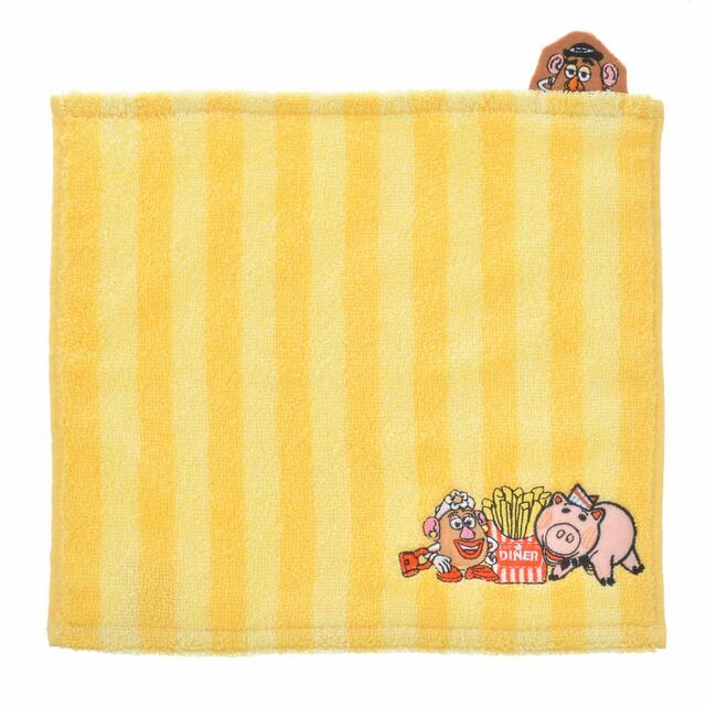 ミスター・ポテトヘッド、ミセス・ポテトヘッド、ハム ミニタオル TOY STORY DINER 1,320円