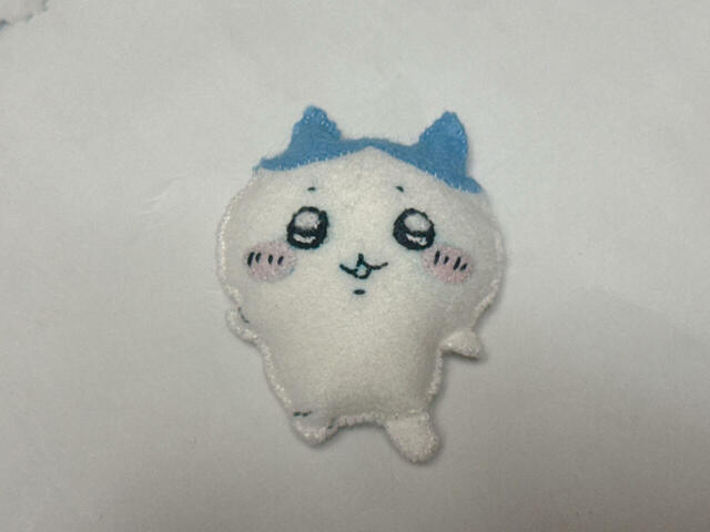 開いていた箇所を巻きかがりで閉じたら本体は完成！