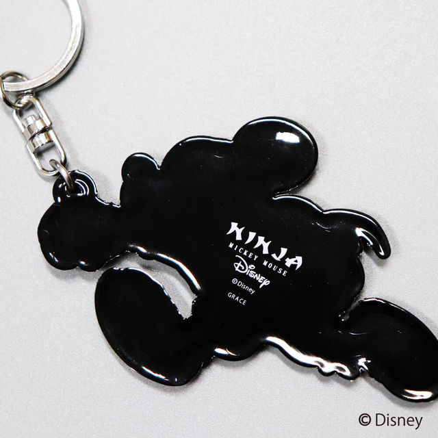MICKEYデザイン ラバーキーホルダー/RUN