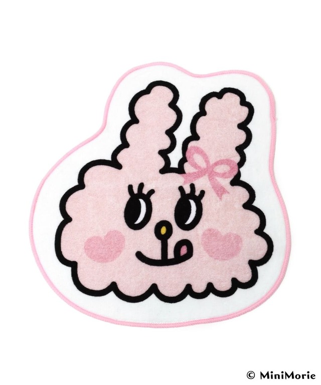 【BUNNI KONBINY meets tiny tiny】「ハンカチ」1,190円　キュートなフェイス柄