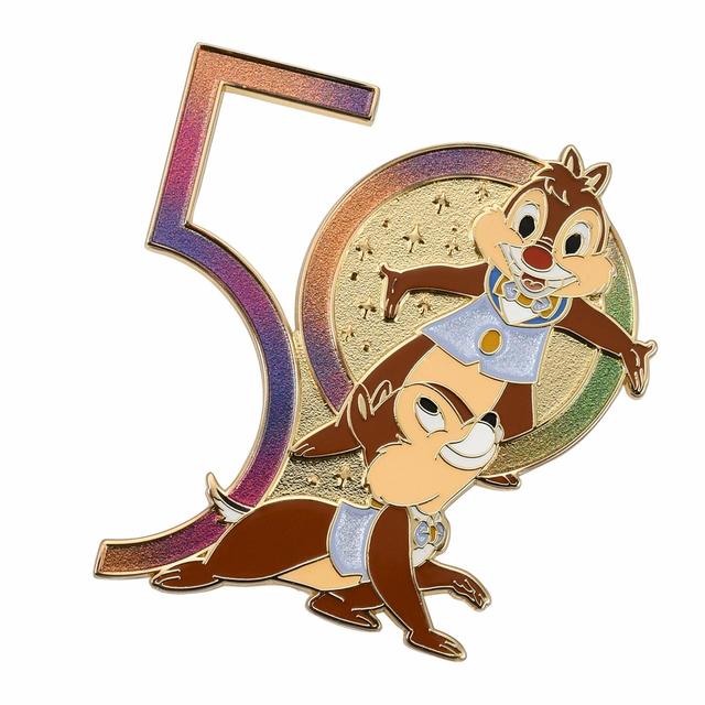 アニバーサリーナンバー入りピンバッジ<チップ&デール>