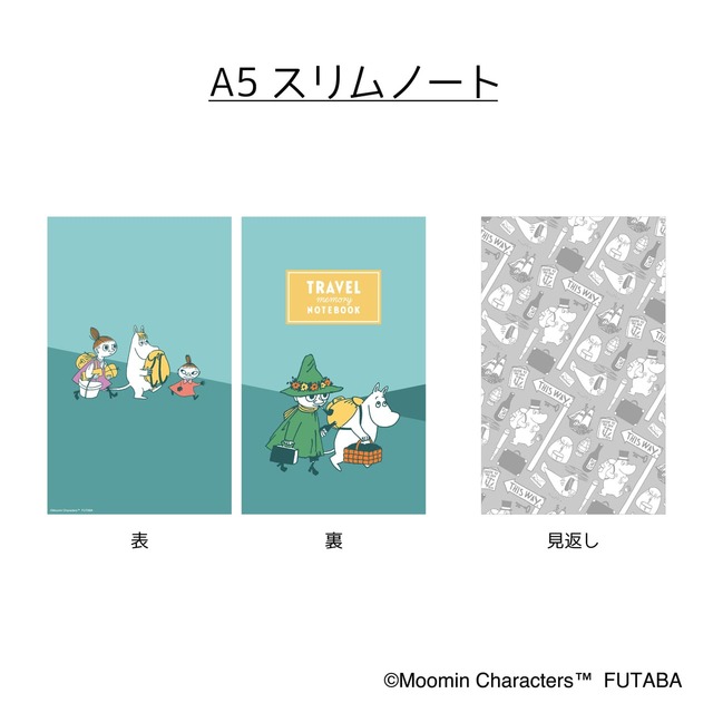 【郵便局×ムーミン】A5スリムノート