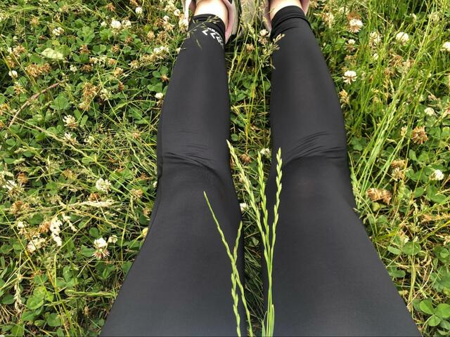 【ワークマン レディースクールシールドネオ冷感レギンス】外の気温が30℃でも汗をかくとひんやり感あり