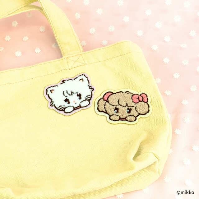 【リルアラモード】「刺繍ステッカー」各550円／シールでも、アイロンでも、貼り付け可能な刺繍ステッカー