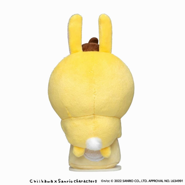 ちいかわ×サンリオキャラクターズ デスクトップから見守るひっかけぬいぐるみ 5種 各1,870円(税込)